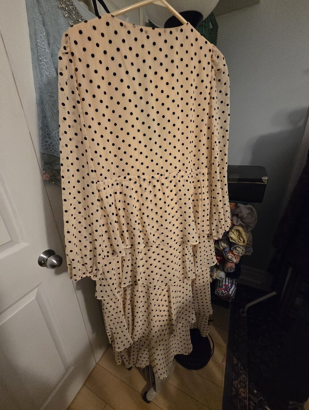 Polka Dot Tiered Maxi Dress - Picture 3 of 5